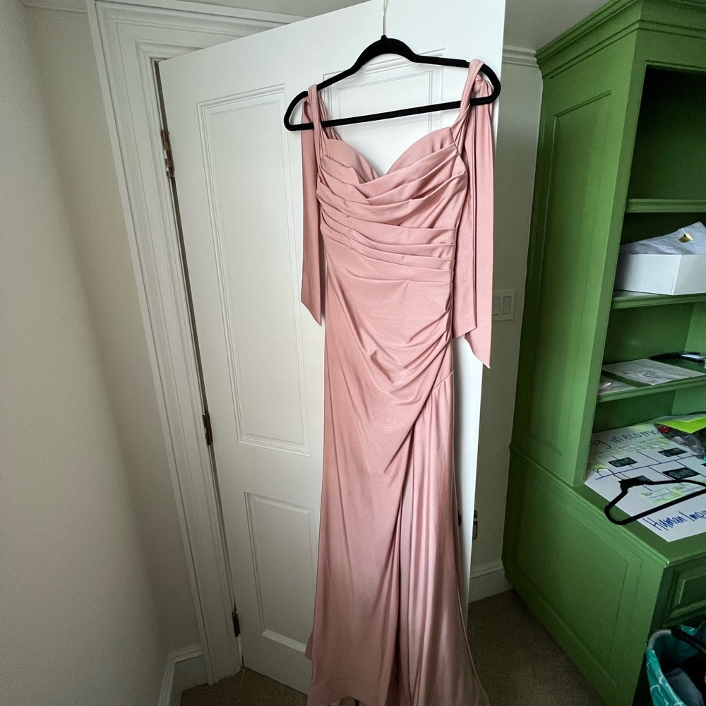 Pink prom dress